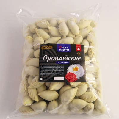 Пельмени Оронгойские 3 кг
