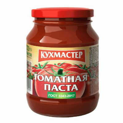 Паста томатная Кухмастер 270 гр ст/б